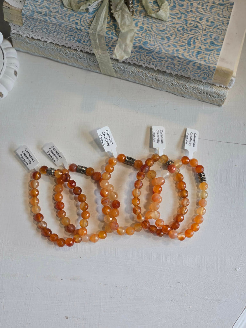 Carnelian Gemstone Bracelet