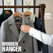 Utopia Home Premium Wooden Hangers 30 Pack - Heavy Duty & Durable Coat Hanger - Wood Hanger with 360-Degree Rotatable Hook - Clothes Hangers with Non-Slip Shoulder Notches For Shirts & Coats (Natural) 🍁 All In One Marketplace Canada