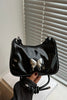 Butterfly PU Leather Knotted Strap Shoulder Bag