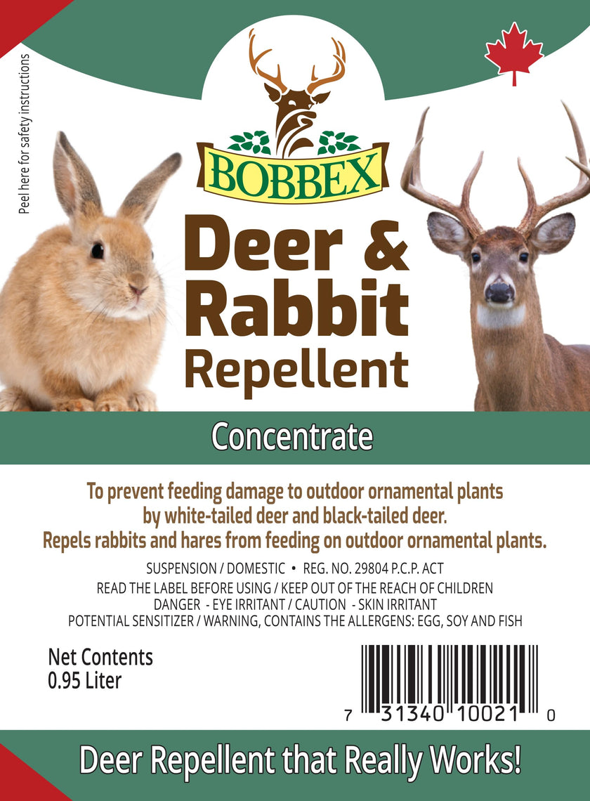 Bobbex Deer & Rabbit Repellent 0.95 Liter Concentrate 🍁 All In One Marketplace Canada