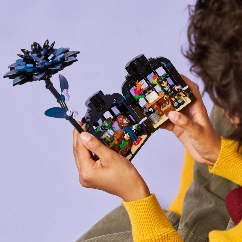 LEGO Wednesday Black Dahlia Flower Building Toy - Pretend Play Set for Girls & Boys, Ages 9+ - with Wednesday Addams & Professor Minidolls - Building Blocks for Kids - Gift Idea for Birthdays - 76784 🍁 All In One Marketplace Canada