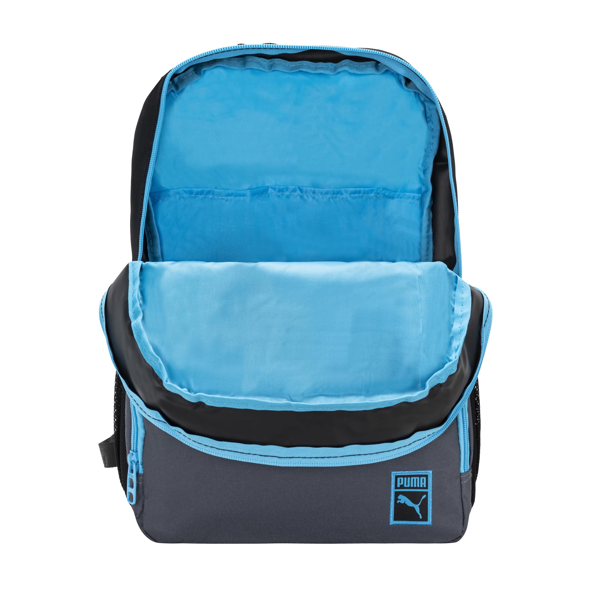PUMA KIDS' LOGO BACKPACK, Black/Blue, Youth Size 🍁 All In One Marketplace Canada