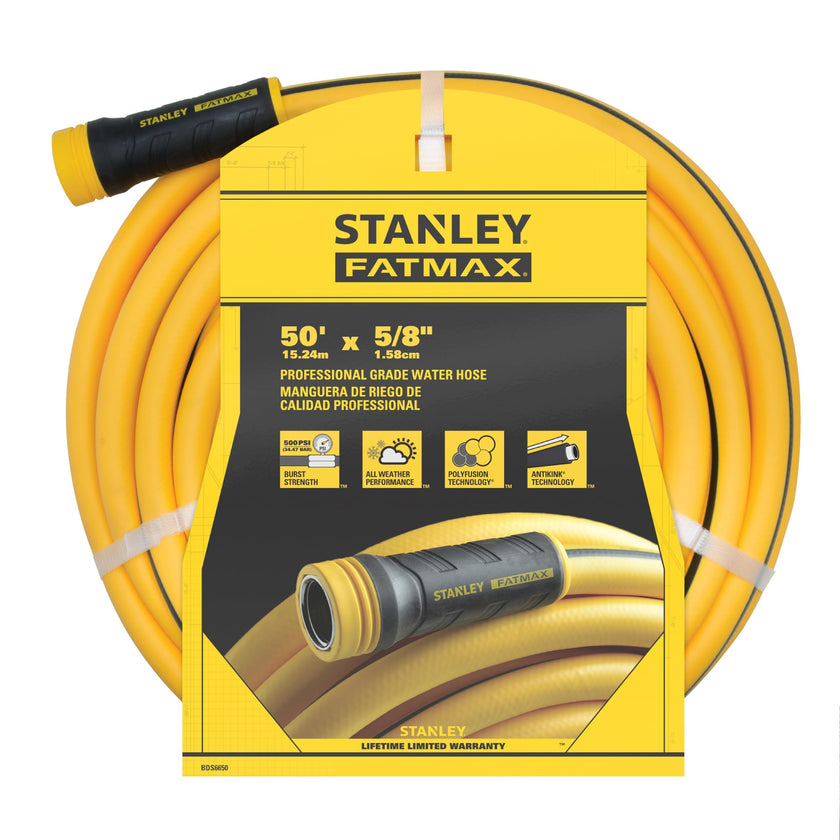 Stanley Fatmax Professional Grade Water Hose, 50' x 5/8
