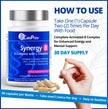 CanPrev Synergy B Complex 60 V-Caps 30-Day Supply - Vitamin B Supplement with L-Theanine 200mg - Complete B Complex Optimized with L-5-MTHF Activated Folate & Spirulina - Vegan, Non-GMO & Gluten-Free 🍁 All In One Marketplace Canada