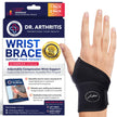 Doctor Developed Premium Copper Lined Wrist Support/Wrist Brace/Hand Support/Strap [single] & Doctor Handbook— Relieve Wrist Injuries, Arthritis, Sprains (Wrist Brace - Medium) 🍁 All In One Marketplace Canada