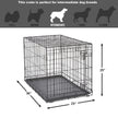 MidWest Homes for Pets 36-Inch New World Crate for Medium-Large Breeds, 41-70 lbs, Single Door Folding Dog Crate, Leak-Proof Tray & Secure Latch, Portable, Durable & Easy to Assemble 🍁 All In One Marketplace Canada