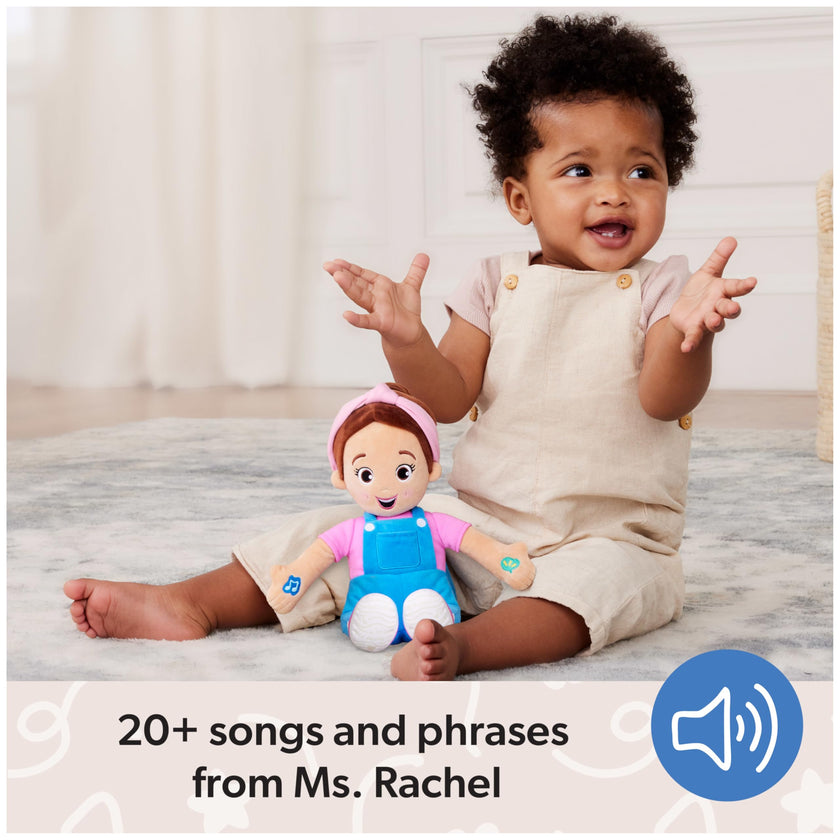 Ms. Rachel Official Speak & Sing Doll, 16” Tall Interactive Toy with 4 Songs & 16+ Phrases, Toddler Toys for Girls & Boys Ages 6 Months to 3+ Years 🍁 All In One Marketplace Canada