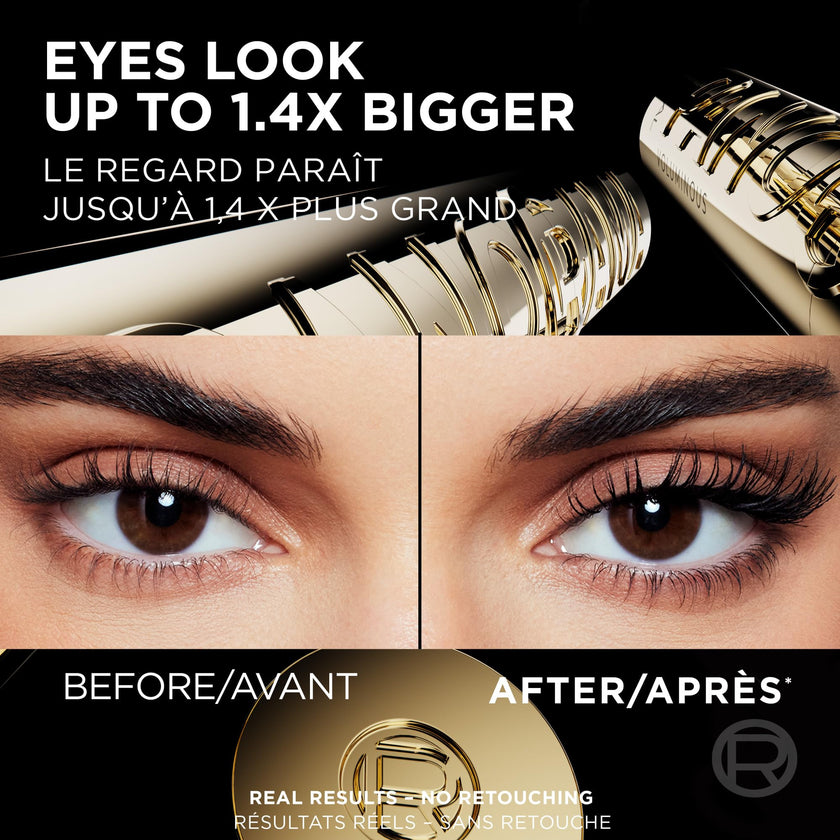 L’Oréal Paris Voluminous Panorama Mascara, Volumizing and Lengthening Mascara, Washable Longwear and Smudge Resistant Make Up, Blackest Black, 0.33 Fl Oz 🍁 All In One Marketplace Canada