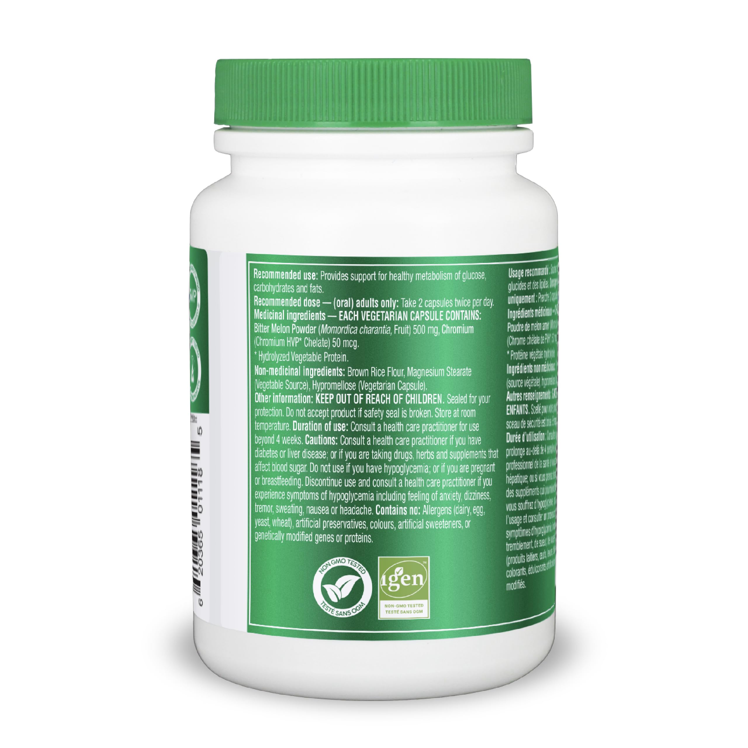 Organika Blood Sugar Control (Formerly Cr-Bitter Melon) 120 Caps 🍁 All In One Marketplace Canada