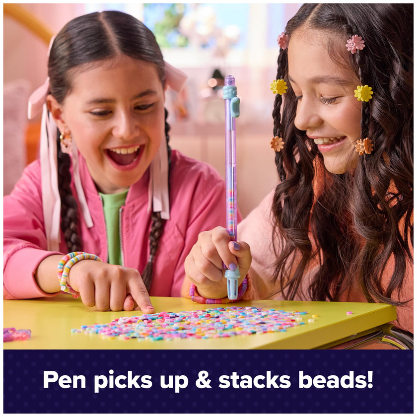 Cool Maker Stack'd Heishi Studio Bracelet Making Kit with Easy Beading Pen & over 1200 Beads, Makes 15 Bracelets, Arts and Crafts Toys for Girls Ages 7 and Up 🍁 All In One Marketplace Canada