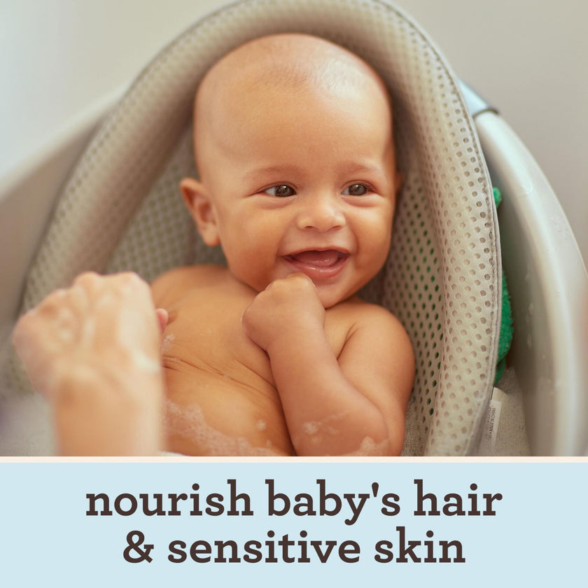 Aveeno Baby Wash and Shampoo - Gentle 2-in-1 Body Wash with Natural Oat Extract for Sensitive Skin - Tear-Free, Hypoallergenic Cleanser, Free from Parabens, Sulfates & Dyes - 975ml 🍁 All In One Marketplace Canada