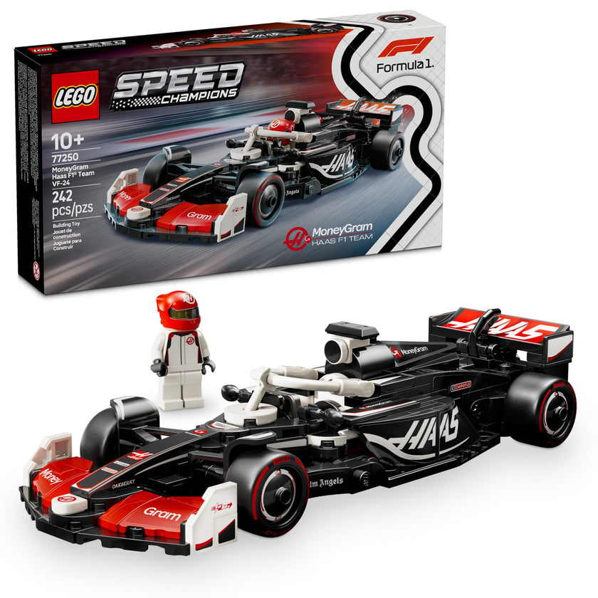 LEGO Speed Champions MoneyGram Haas F1 Team VF-24 Race Car Toy - Building Set for Kids, Boys & Girls, Ages 10+ - Toy Car for F1 Fans - Gift Idea for Birthday - 77250 🍁 All In One Marketplace Canada