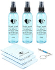 Glasses Cleaner kit - Eyeglass Cleaner including 3 Anti-Reflective Lens Cleaner bottles 125 ml Each, 3 Microfiber Cleaning Cloths, and a Screwdriver Key Chain - by Clear Crystal 🍁 All In One Marketplace Canada