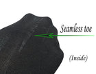 Yomandamor 5 Pairs Mens Bamboo Blend Cotton Ankle Extra-Wide Diabetic Socks with Seamless Toe(Size:10-13)(black) 🍁 All In One Marketplace Canada