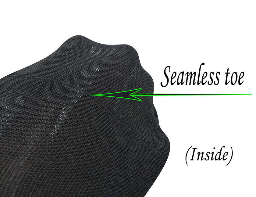 Yomandamor 5 Pairs Mens Bamboo Blend Cotton Ankle Extra-Wide Diabetic Socks with Seamless Toe(Size:10-13)(black) 🍁 All In One Marketplace Canada