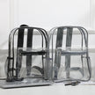 Clear PVC Transparent Backpack – Large Capacity Stadium Approved School & Travel Bag