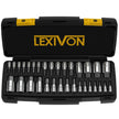 LEXIVON Master HEX Bit Socket Set, Premium S2 Alloy Steel | Complete 32-Piece, SAE and Metric Set | Enhanced Storage Case (LX-144) 🍁 All In One Marketplace Canada