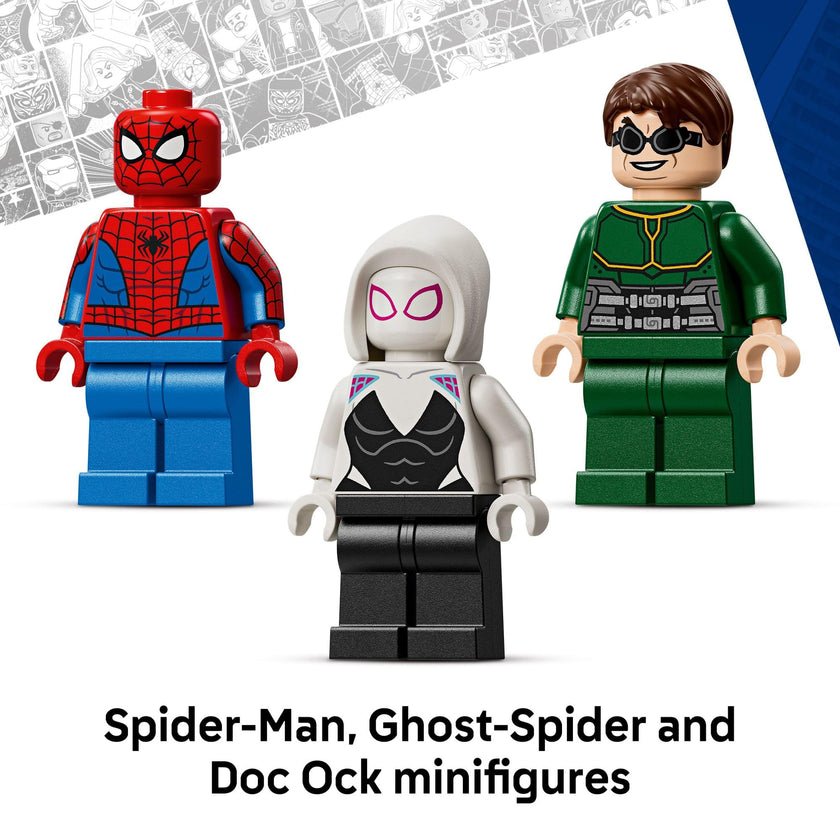 LEGO Marvel Mech Battle: Spider-Man vs. Doc Ock Building Toys for Kids - Super Hero & Villain Poseable Mech Toys W/3 Marvel Minifigures for Kids & Fans, Ages 6+ - Gift Idea for Birthdays - 76338 🍁 All In One Marketplace Canada