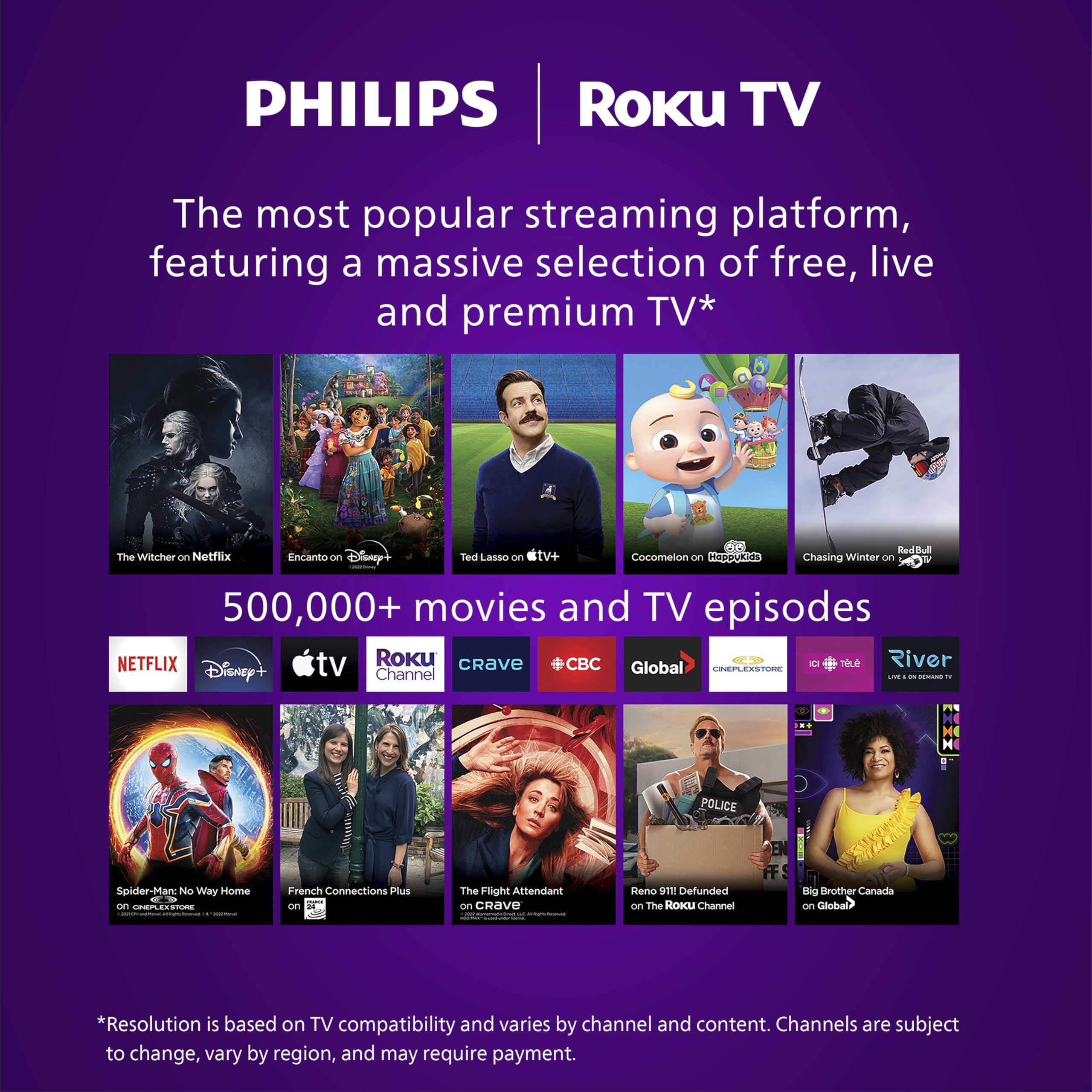 Philips 32PQF7676/F6 7600 Series FHD QLED 32-Inch Full HD QLED Roku TV 🍁 All In One Marketplace Canada