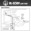 Red Lion RL-SC50V 115-Volt, 1/2 HP, 4300 GPH Cast Iron Sump Pump with Vertical Switch, 10-Ft. Cord, Red, 14942747 🍁 All In One Marketplace Canada