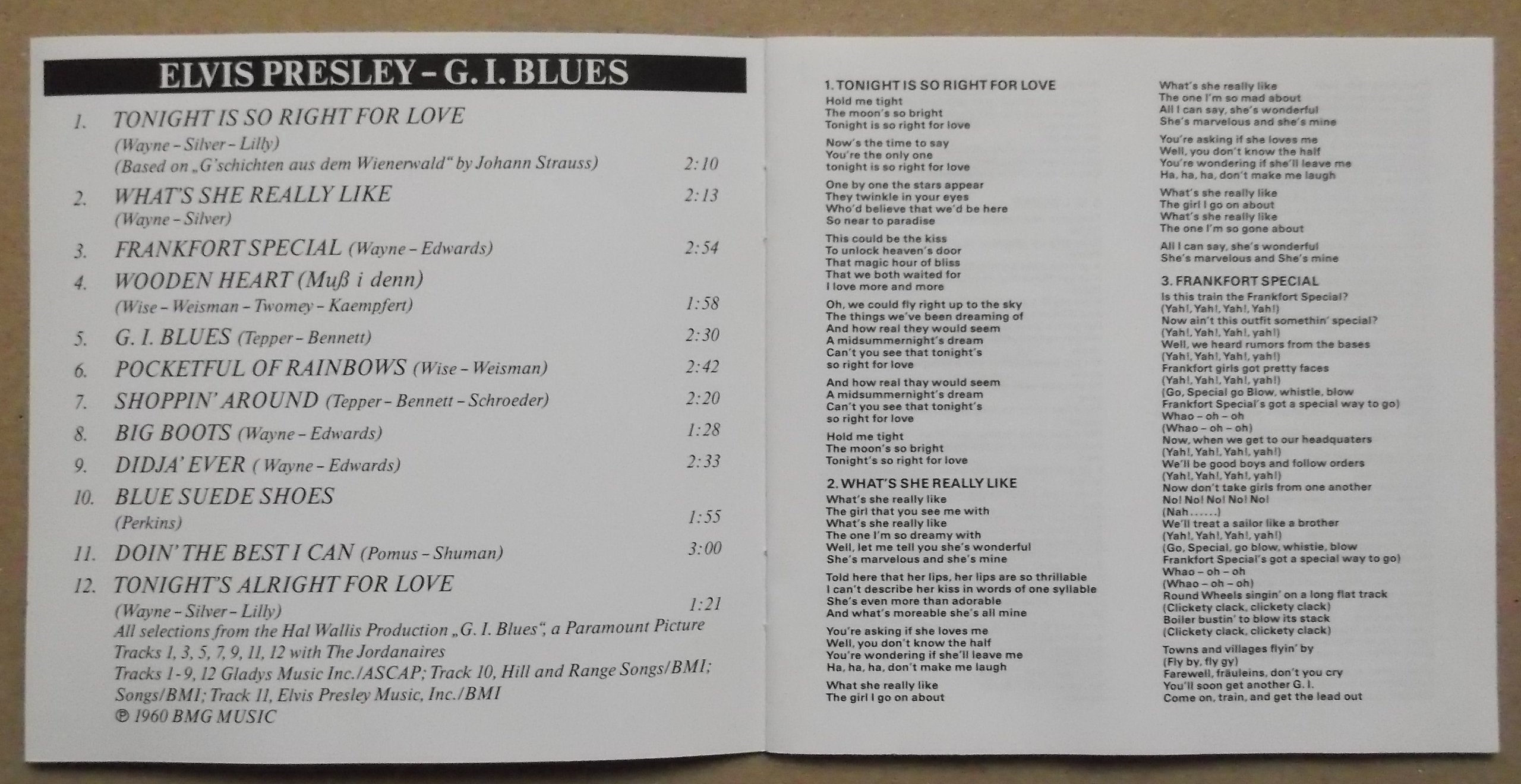 Elvis Presley / G.I. Blues - CD (Used)