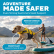 Outward Hound Granby Splash Dog Life Jacket with Handle, Reflective Floating Vest for Swimming & Boating, Maximum Buoyancy, All Skill Levels, Large Dogs (28–32