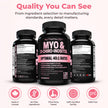 Nutratology® Myo-Inositol & D-Chiro Inositol Capsules - PCOS Supplement for Women - Optimal 40:1 Ratio - For Hormonal Balance & Healthy Ovarian Function - Regulates Menstrual Cycle - 120 Capsules 🍁 All In One Marketplace Canada