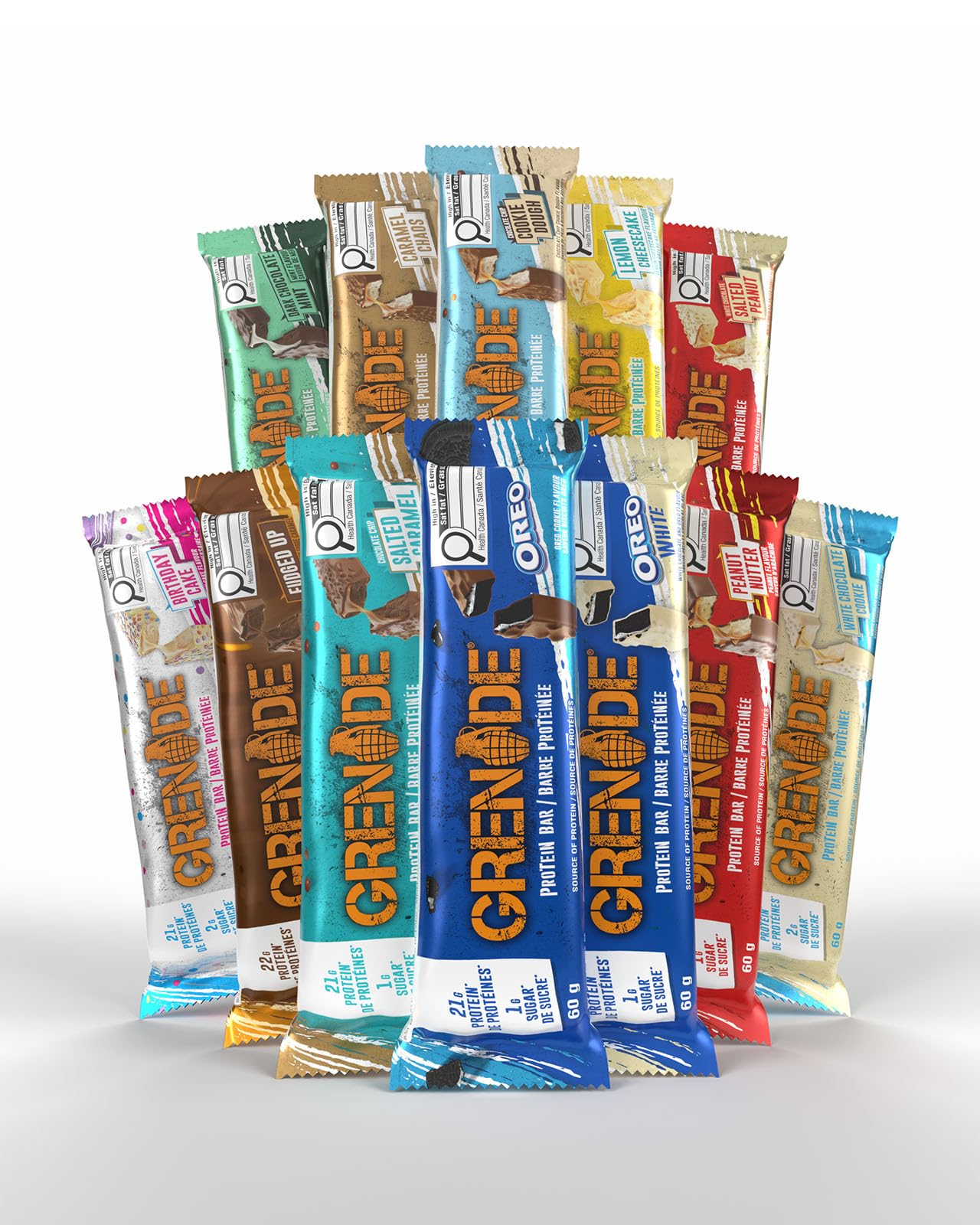 Grenade High Protein, Low Sugar Bar - OREO, 12 x 60 g (Packaging May Vary) 🍁 All In One Marketplace Canada