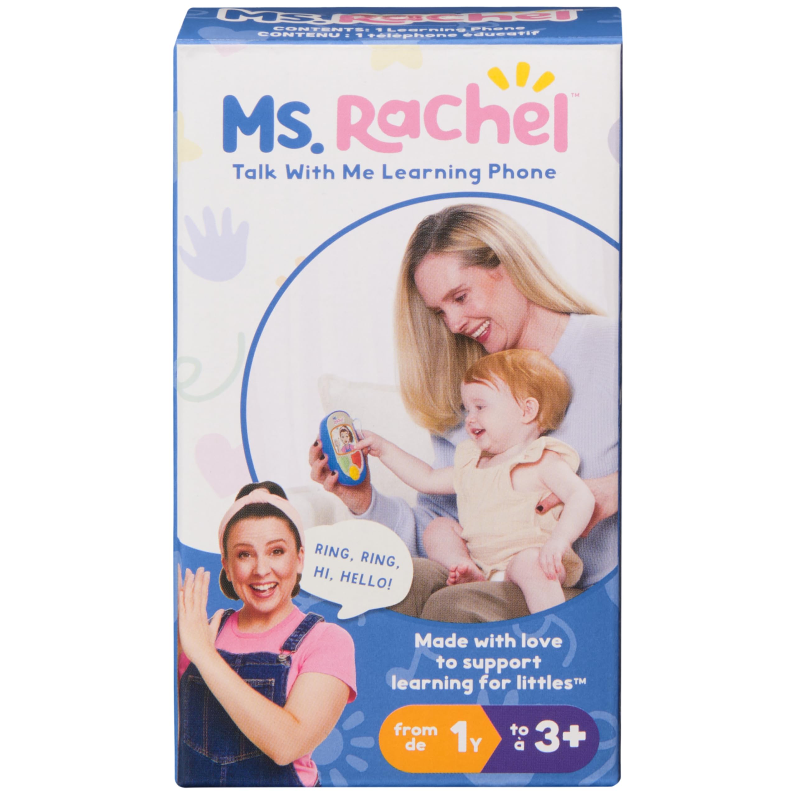 Ms. Rachel Official Electronic Talk with Me Learning Phone with Conversational Phrases, Educational Toys & Toddler Toys for Girls & Boys Ages 1-3+ 🍁 All In One Marketplace Canada