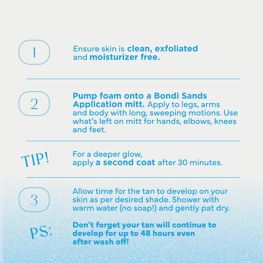 Bondi Sands 1 Hour Express Self Tanning Foam | Lightweight, Fragrance Free Self-Tanner for an Even, Streak-Free Tan | 200 mL 🍁 All In One Marketplace Canada