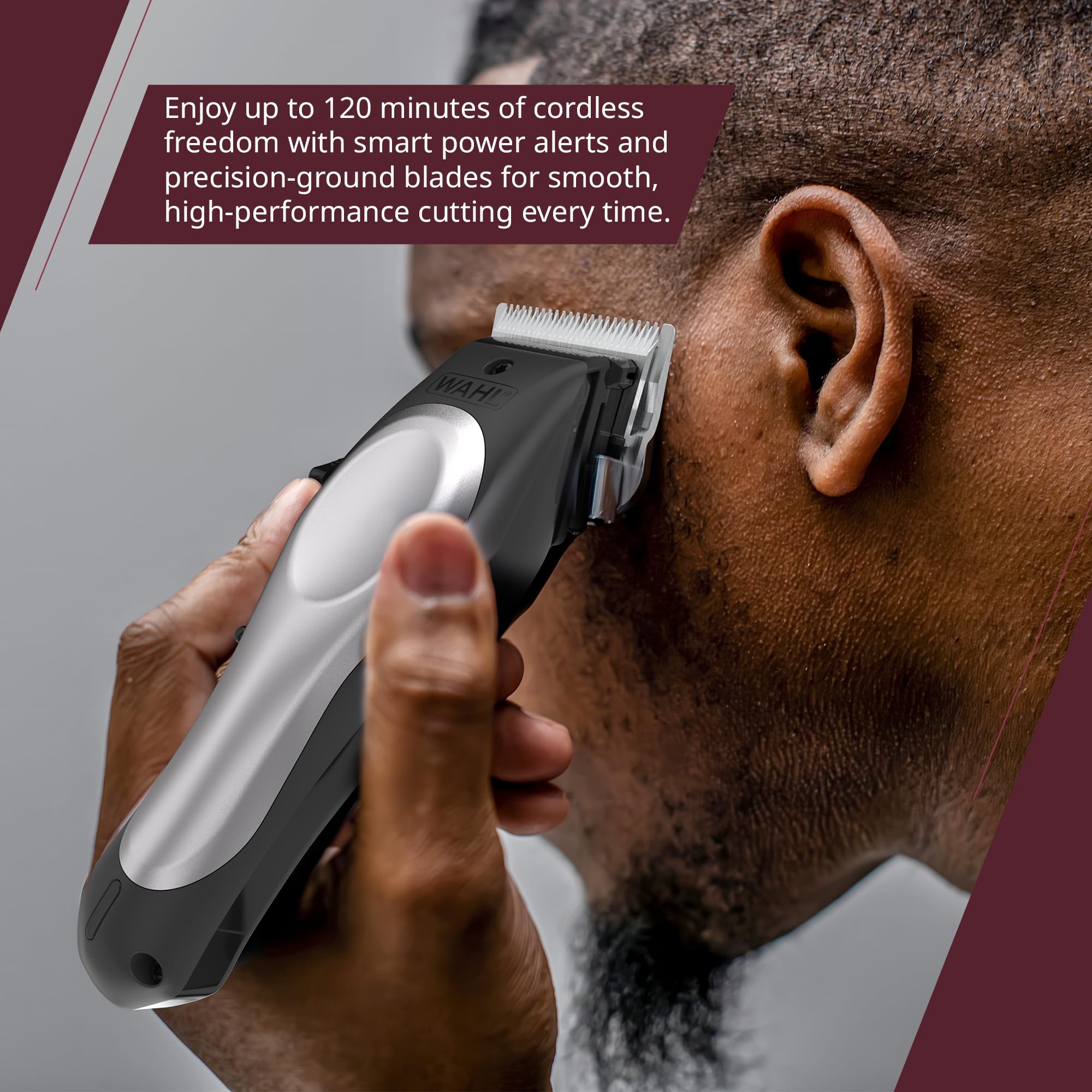 Wahl Elite Pro Cordless Lithium-Ion Hair Clipper Kit – 40% Faster Cutting, Adjustable Taper Lever, Quick-Charge 15 min for 5 min Use – Professional Home Haircutting for Men & Family (Model 3311) 🍁 All In One Marketplace Canada