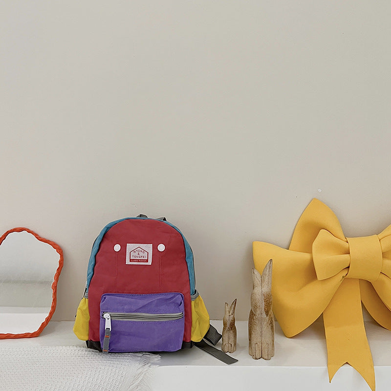 Children's Lightweight Canvas Backpack for Kids – Boys & Girls Spine Protection (Small & Large)