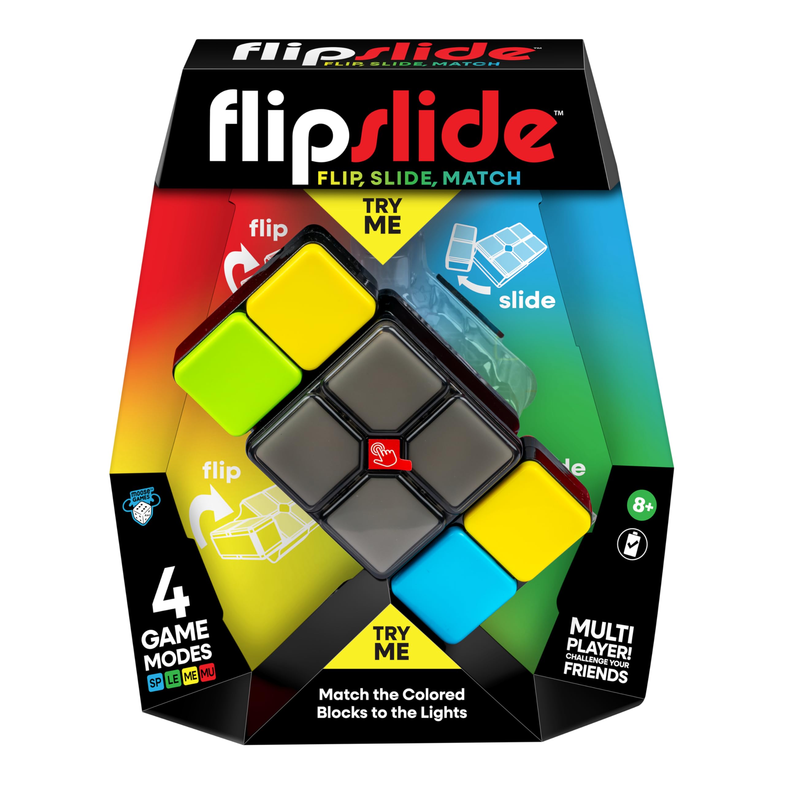 Moose Games Flipslide, Fast-Paced Handheld Puzzle Toy, Gifts for Boys and Girls Ages 8-13, Travel Games, Toys for Teens 🍁 All In One Marketplace Canada