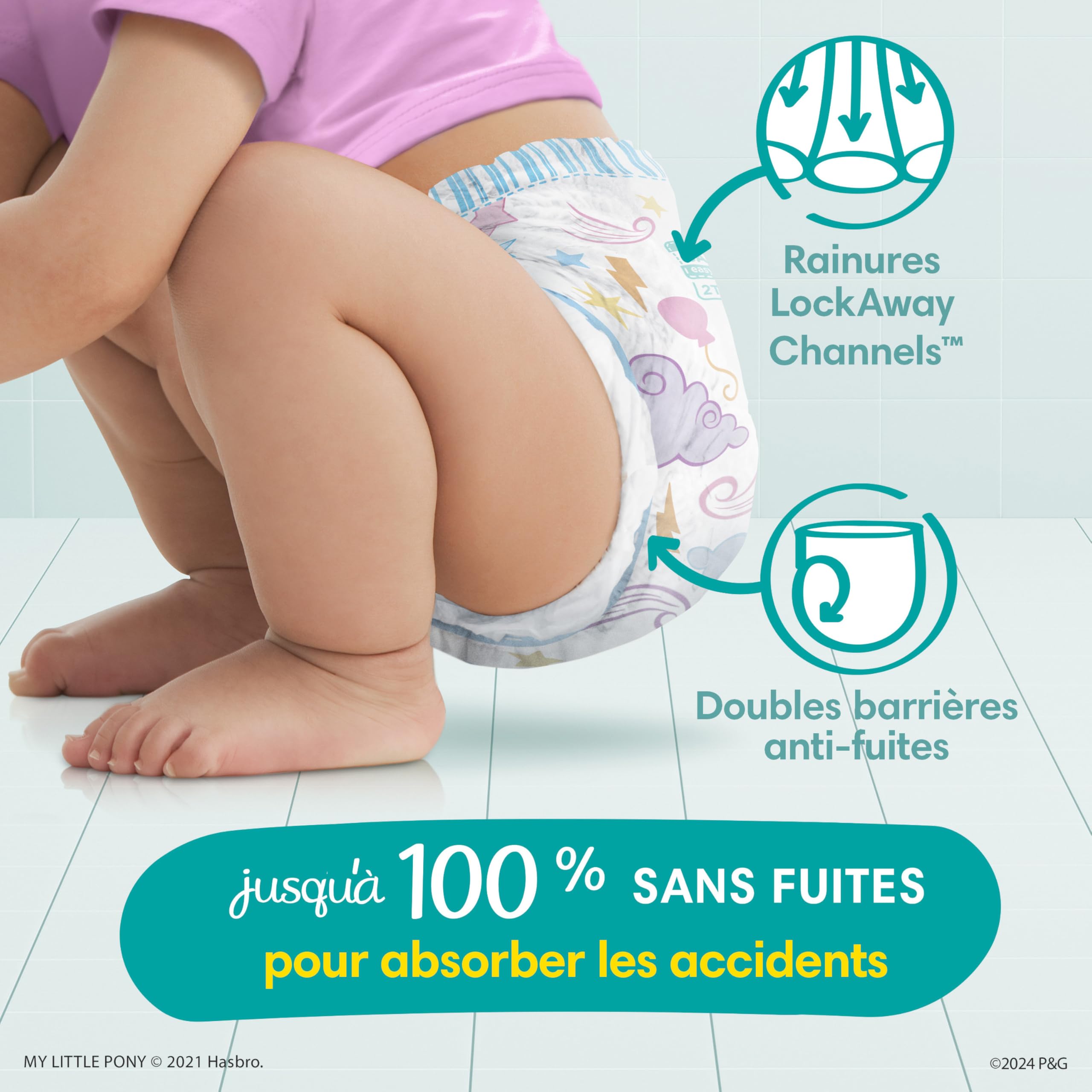 Pampers Easy Ups Training Underwear Girls Size 6 4T5T, 86 Count 🍁 All In One Marketplace Canada