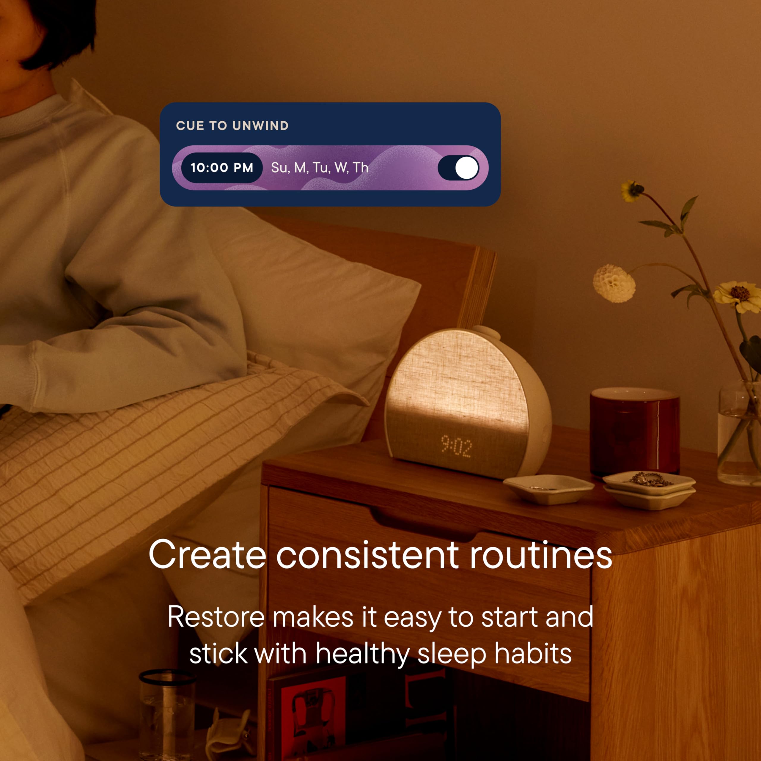 Hatch Restore 3 Sunrise Alarm Clock, Sound Machine, Smart Light (Putty) - White Noise, Screen-Free Sleep Routine 🍁 All In One Marketplace Canada