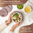 Crock-Pot Electric Lunch Box, Portable Food Warmer for On-the-Go, 20-Ounce (591 mL), Blush Pink 🍁 All In One Marketplace Canada