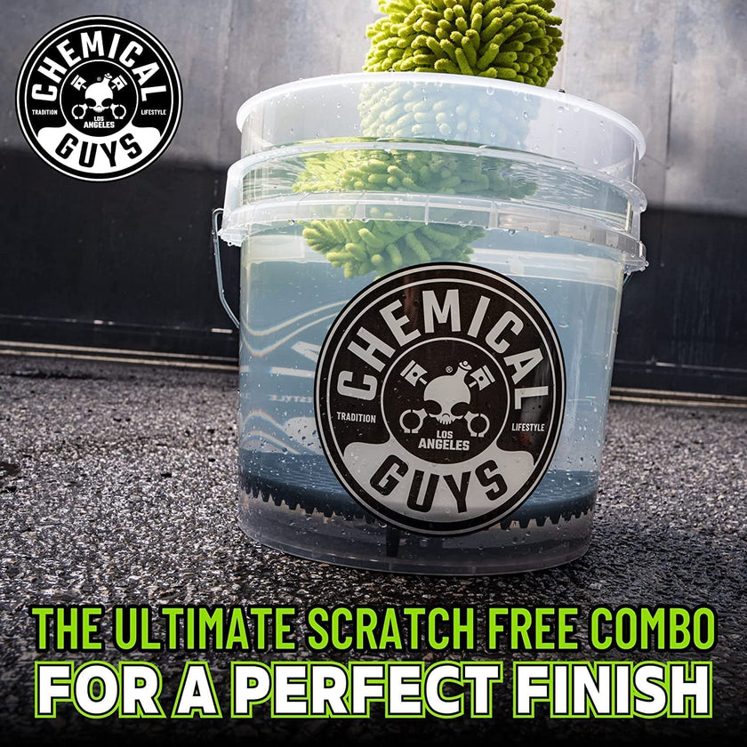 Chemical Guys Heavy Duty Ultra Clear Detailing Bucket (4.5 Gal) and Bucket Lid (for Car Wash, Boat, Truck, RV, Fishing & More) 🍁 All In One Marketplace Canada