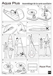 Aqua Plus 6inches Thick Inflatable SUP for All Skill Levels Stand Up Paddle Board,Paddle,Pump,ISUP Travel Backpack, Leash,Shoulder Strap,Youth,Adult Inflatable Paddle Board 🍁 All In One Marketplace Canada