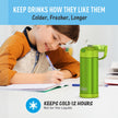 THERMOS FUNTAINER Water Bottle with Straw, 14oz, Lime 🍁 All In One Marketplace Canada