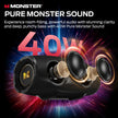 Monster S380 Bluetooth Speaker, Portable Speaker with 40W Stereo Sound, 20H Playtime, IPX6 Waterproof, Bluetooth 6.0, Support AUX/TF Card, TWS Pairing Wireless Speaker for Outdoor Travel Party 🍁 All In One Marketplace Canada