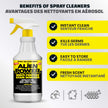 Alien Power 48 Fl Oz Instant Stain Remover Spray for Mold and Mildew, All Purpose No-Scrub Cleaner for Bathroom & Household Surfaces, Tiles, Wall, Black Mold, Mould, Grout - 2 Pack Set 🍁 All In One Marketplace Canada