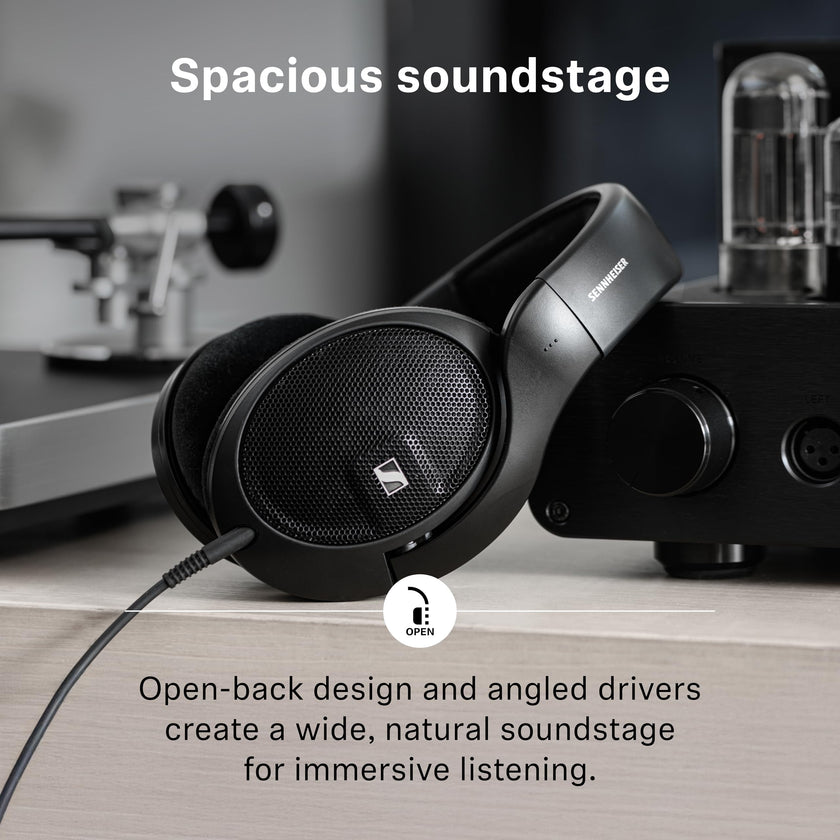 Sennheiser HD 560S - Wired Over-The-Ear Audiophile Headphones, Neutral Frequency Response, Open-Back, Detachable Cable, Black 🍁 All In One Marketplace Canada