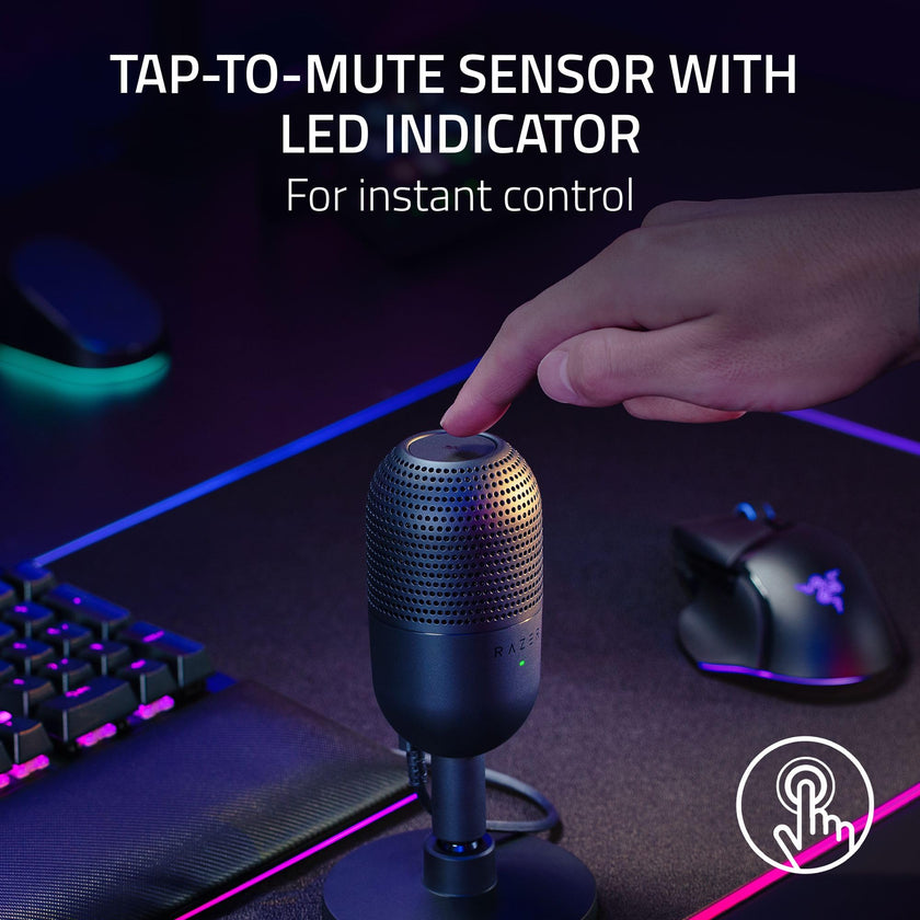 Razer Seiren V3 Mini USB Microphone, Supercardioid Condenser Mic, Black 🍁 All In One Marketplace Canada
