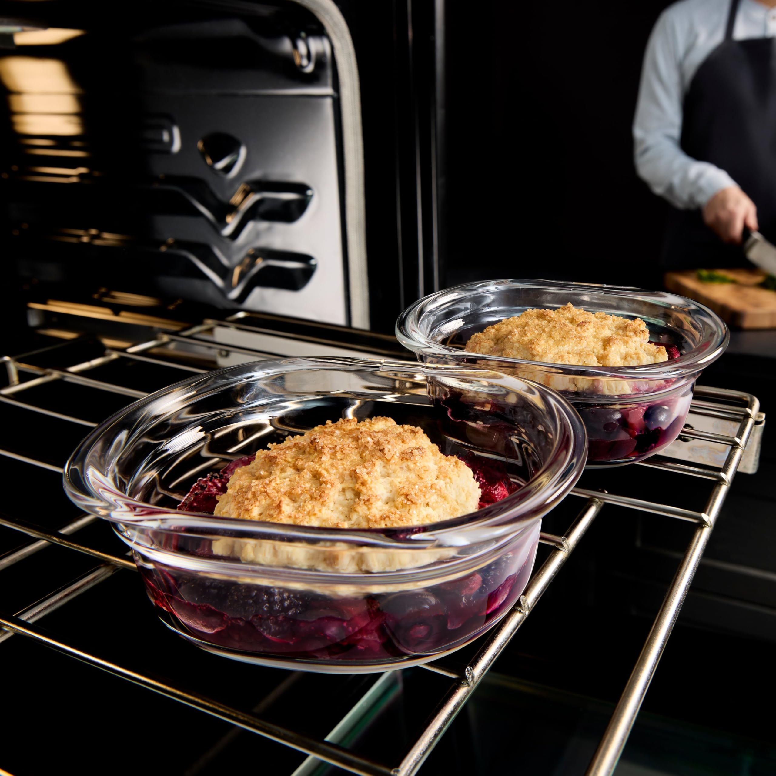 Rubbermaid Brilliance Glass Round Leak-Proof 6-Piece Set Food Storage Containers with Lids, Meal Prep Containers 🍁 All In One Marketplace Canada