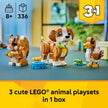 LEGO Creator 3 in 1 Cute Animals: Playful Puppy Dog Building Toy for Girls & Boys - Build a Pretend Play Dog, Squirrel, or Duck Toy - Gift Idea for Kids, Ages 8+ - 31382 🍁 All In One Marketplace Canada