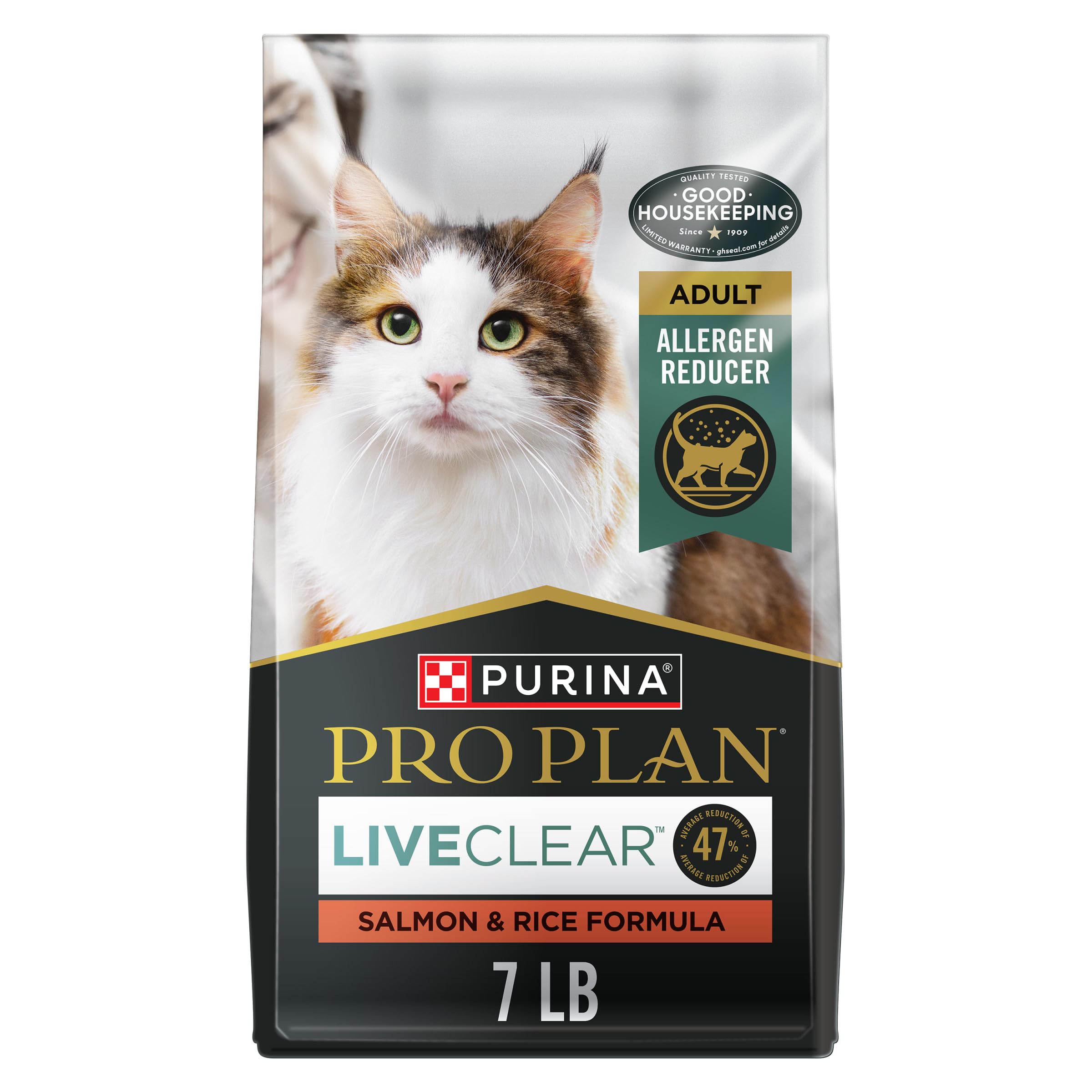 Purina Pro Plan LiveClear Allergen Reducing Dry Cat Food, Salmon & Rice 3.18kg 🍁 All In One Marketplace Canada