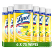 Lysol Thick Strong Disinfecting Wipes, 6 X 75 ct 🍁 All In One Marketplace Canada