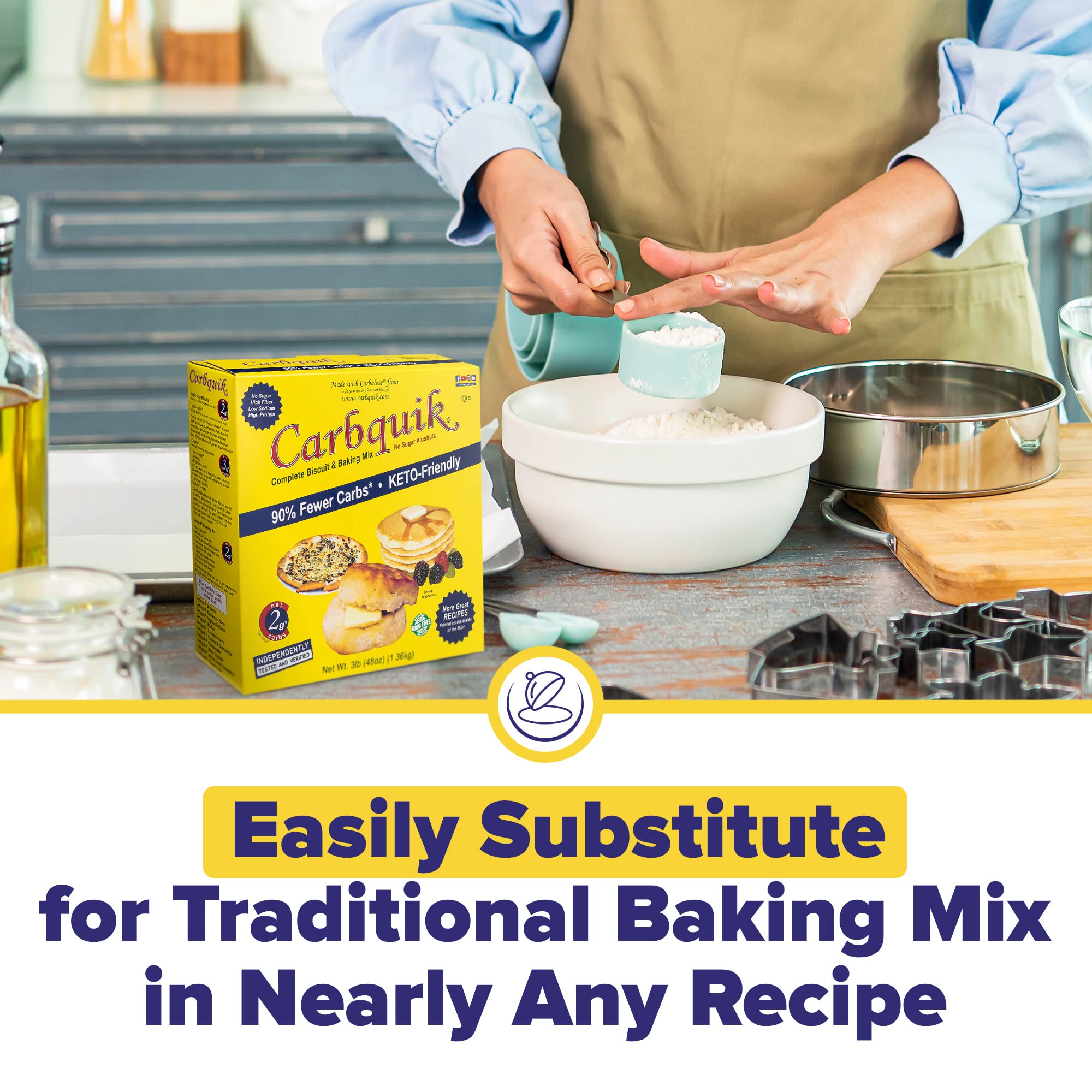 Carbquik Baking Mix, 3 lb (48 oz) by Carbquik 🍁 All In One Marketplace Canada