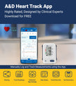 A&D Medical Wrist Blood Pressure Monitor for Home Use - UB-525CN, BP Adjustable Cuff (5.3-8.5