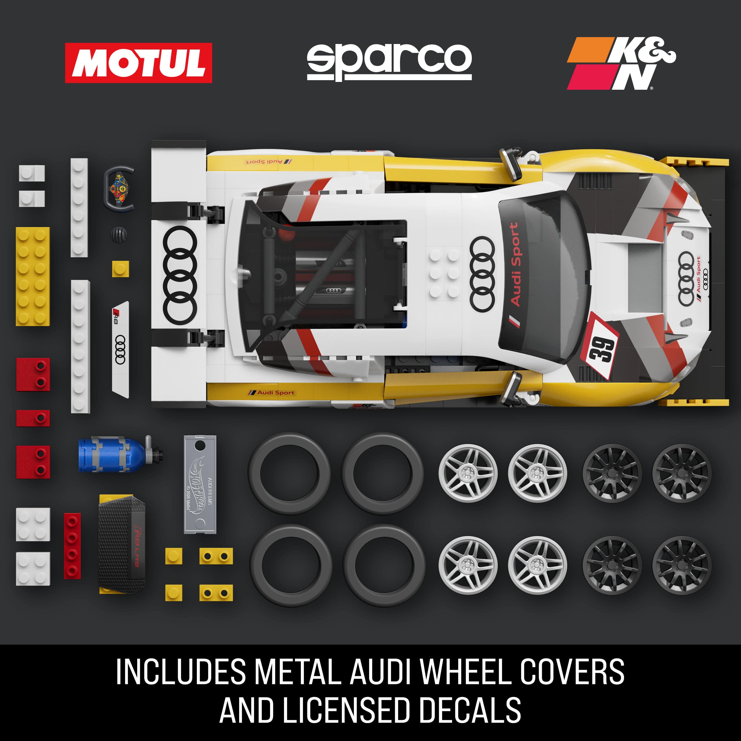 Mattel Brick Shop Hot Wheels Elite Series ’15 Audi R8 LMS Building Set 🍁 All In One Marketplace Canada